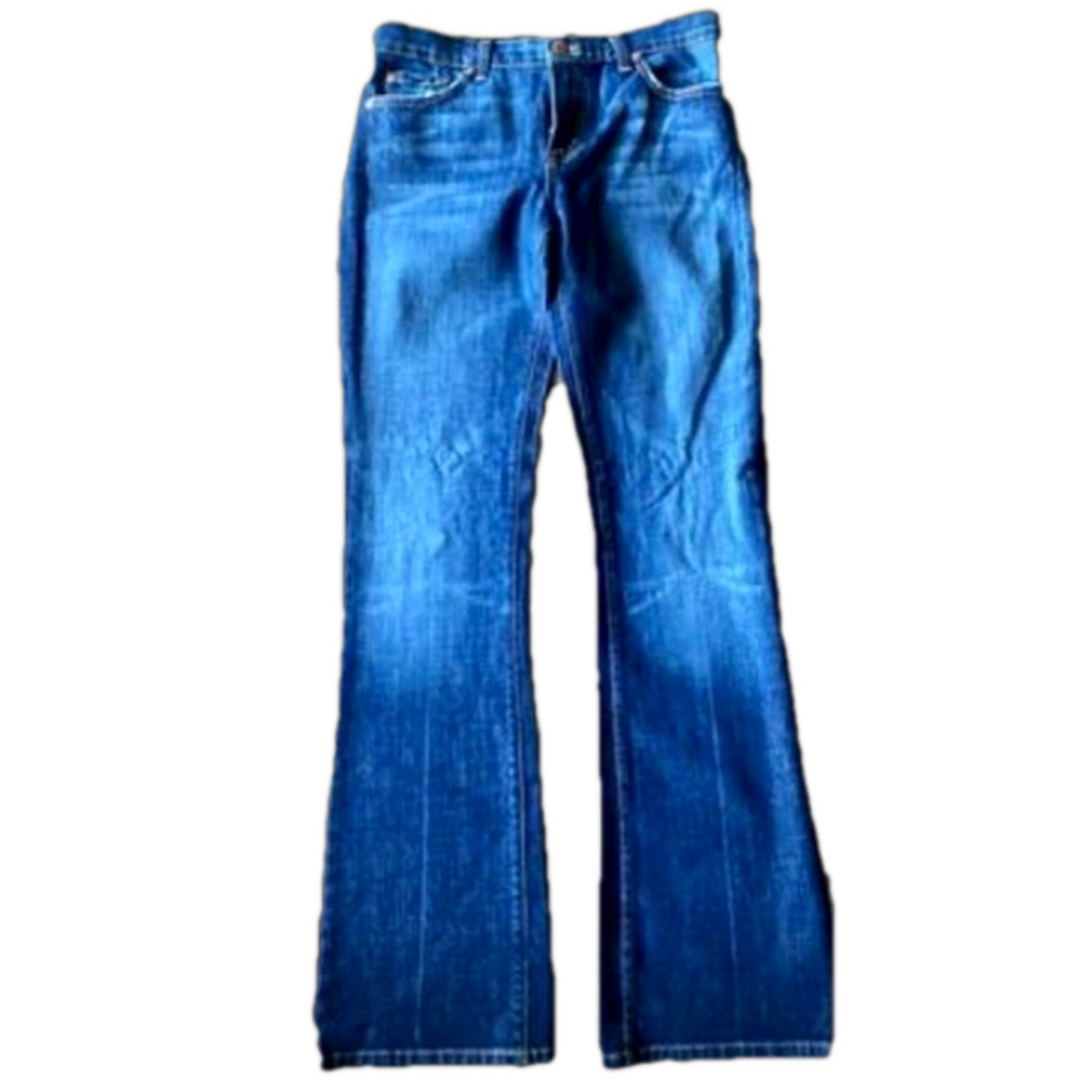 David Kahn Flare Bootcut Premium Denim Jeans Medium Wash Size 29 Made in USA